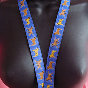 photo of BullmastiffWoven Lanyard - Blue