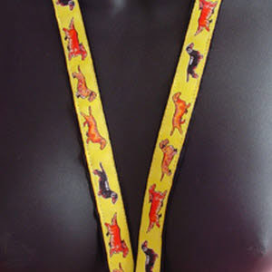 photo of Dachshund Lanyard - Yellow