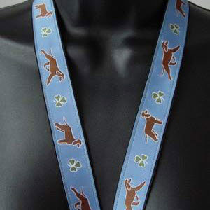 photo of Irish Water Spaniel Lanyard - Blue