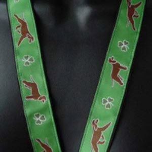 photo of Irish Water Spaniel Lanyard - Green