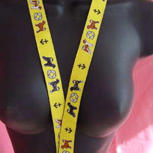 photo of Portuguese Water Dog Lanyard - Yellow