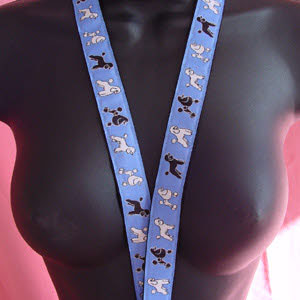 photo of Standard Poodle Lanyard - Blue