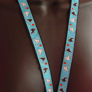 photo of Toy Poodle Lanyard - Blue