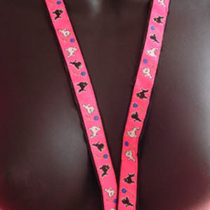 photo of Toy Poodle Lanyard - Pink