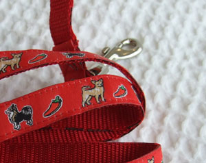 photo of Chihuahua Red Woven Lead