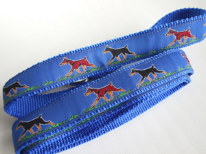 photo of Woven Lead - Dobermann - Blue