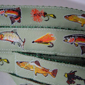 photo of Woven Lead - Fishes green medium