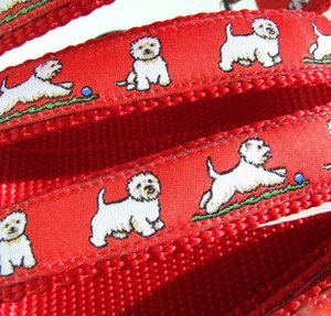 photo of Westie Red Woven Collar