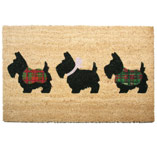 Scottie Dog Coir Mat