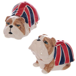 photo of British Bulldog Salt and Pepper Pots