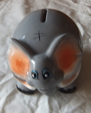 Elephant money box