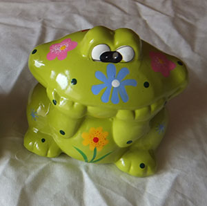 Frog money box