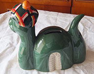 Loch Ness Monster money box other view