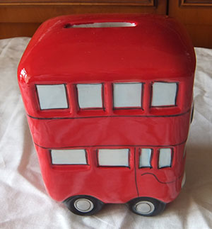 Red Rover Bus money box
