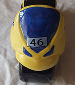 Motorbike - Yellow money box other view