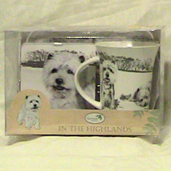 photo of Westie Mug and coaster set