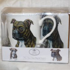 photo of Staffie Mug and Coaster