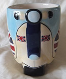 photo of Union Jack Scooter Mug Left