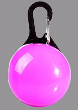 photo of Dog Collar Flashing Pendant Light - Pink
