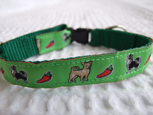 photo of Woven Collar - Chuahua - Green