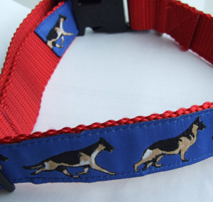 photo of German Shepherd Red Woven Collar