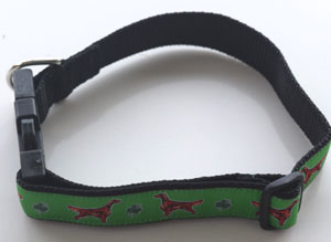 photo of Irish Setter Green on Black Collar