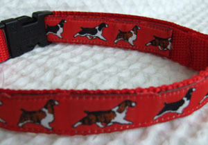 photo of Woven Collar - Springer Spanie - Red